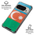 Azerbaijan Flag Distressed Pixel 9/9 Pro Clear Case